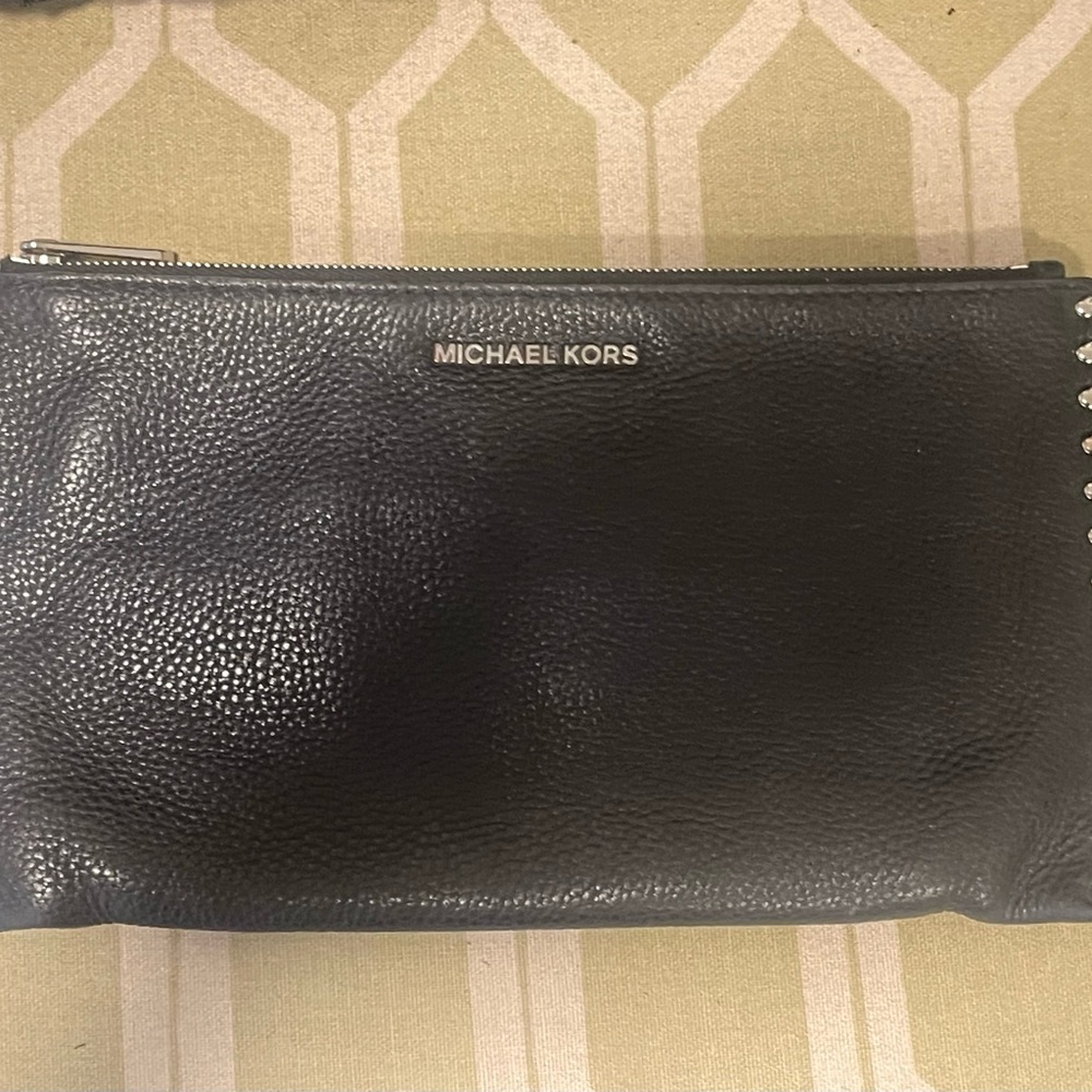 Michael Kors Astor Leather wristlet